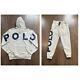 Polo Ralph Lauren Spell Out Double Knit Tracksuit Grey New Withtags Mens L