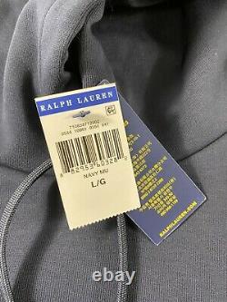 Polo Ralph Lauren Spell Out Double Knit Tracksuit Navy New WithTags Mens L