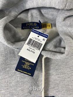 Polo Ralph Lauren Spell Out Logo Tracksuit Sweatsuit Grey New WithTags Men's XXL