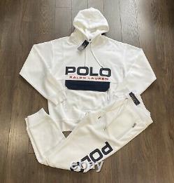 Polo Ralph Lauren Spell Out Mesh Tracksuit White New WithTags Mens XL