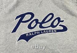 Polo Ralph Lauren Spell Out Script Tracksuit Sweatsuit Grey New WithTags Men's L