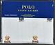 Polo Ralph Lauren Striped Cotton Teddy Preppy Bear 4 Pc Full Sheet Set New