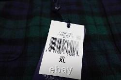 Polo Ralph Lauren Tartan Plaid Flannel Mens XL Wool Flap Pocket Heavyweight NEW