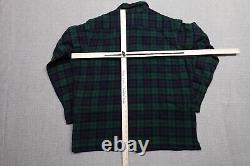 Polo Ralph Lauren Tartan Plaid Flannel Mens XL Wool Flap Pocket Heavyweight NEW