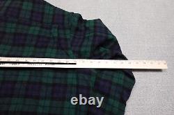 Polo Ralph Lauren Tartan Plaid Flannel Mens XL Wool Flap Pocket Heavyweight NEW