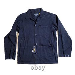 Polo Ralph Lauren Twill Utility Overshirt Mens XL Shirt Jacket Navy Blue