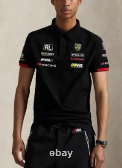 Polo Ralph Lauren Unisex Custom Slim Fit Motorsport Racing Polo Shirt S