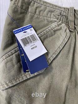 Polo Ralph Lauren Utility Surplus Chino Cargo Pants Classic Tapered NWT 40 x 32