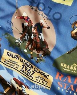Polo Ralph Lauren VTG 1967 Equestrian Cmpetition Horse Royal King Shirt Hi Tech