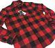 Polo Ralph Lauren Vtg Retro Buffalo Red Plaid Checks Work Shirt Jacket Overshirt