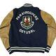 Polo Ralph Lauren Varsity Leather Wool Jacket Paratroopers 067 Usrl Rare Sz Xl