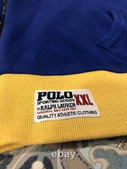 Polo Ralph Lauren Vintage Logo 67 Fleece Sweater Jacket Stadium Sportsman NEW