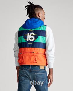 Polo Ralph Lauren Vtg Colorblocked Jacket Vest Hi Tech Stadium Snow Beach Pwing