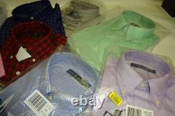 Polo Ralph Lauren Whole Sales Lot Men Bottom Down Shirt New 10 Item