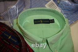 Polo Ralph Lauren Whole Sales Lot Men Bottom Down Shirt New 10 Item