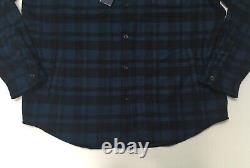 Polo Ralph Lauren Wool Blend Plaid Checks Work Ranch Barn Shirt Jacket Overshirt