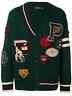 Polo Ralph Lauren Wool Patchwork Varsity Crew Letterman Cardigan Sweater Jacket