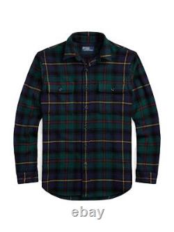 Polo Ralph Lauren mens the Polo Tartan Button Down Workshirt Green Large