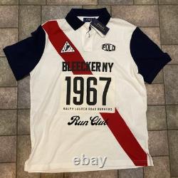 Polo Ralph Lauren white/blue Classic Fit Graphic Polo Size medium New
