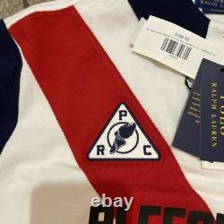 Polo Ralph Lauren white/blue Classic Fit Graphic Polo Size medium New