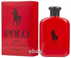 Polo Red by Ralph Lauren 4.2 oz /125 ml Eau De Toilette Spray Brand New Sealed