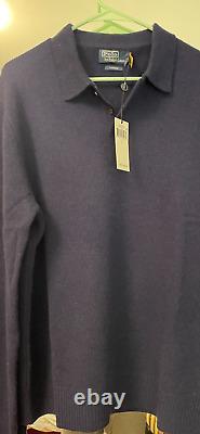 Polo by Ralph Lauren 100% Cashmere Shirt NWT Size L