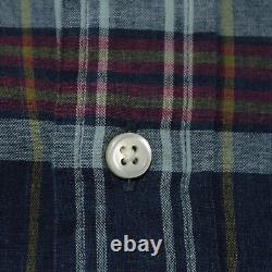 Polo by Ralph Lauren NWT Casual Button Down Shirt Size L in Blue/Multi Plaid