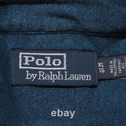 Polo by Ralph Lauren NWT Casual Button Down Shirt Size XL in Blue 100% Cotton