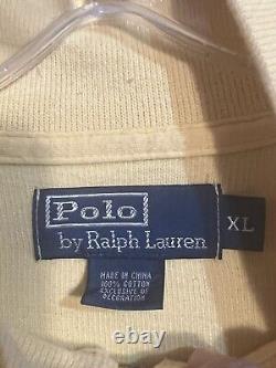 Polo by ralph lauren classic long sleeve shirt lot all size XL half zipper