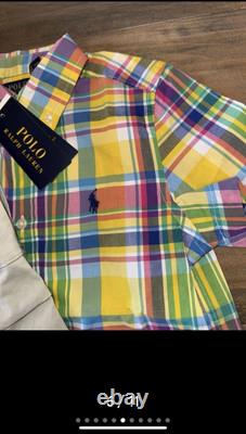 Polo ralph lauren boys size 5. Bundle shirts and shorts new