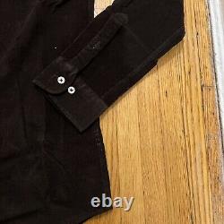 RALPH LAUREN Classic Fit Corduroy Shirt Brown Size L Orig. $125 NWT