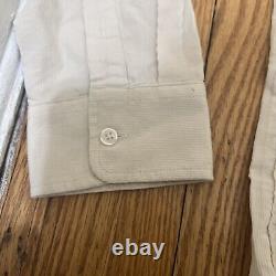 RALPH LAUREN Classic Fit Corduroy Shirt Cream Size L Orig. $125 NWT