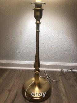 RALPH LAUREN DARIEN CANDLESTICK GOLD/BRASS 33 BUFFET TABLE LAMP & SHADE New