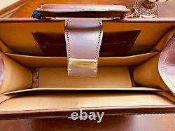 RALPH LAUREN English Havana Bridle Leather Briefcase / Lawyer Bag / Doctor Bag
