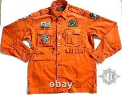 RALPH LAUREN POLO COUNTRY SPORTSMAN BIG & TALL SHIRT MAINE GUIDE ORANGE sz 1XB