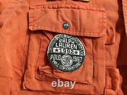 RALPH LAUREN POLO COUNTRY SPORTSMAN BIG & TALL SHIRT MAINE GUIDE ORANGE sz 1XB