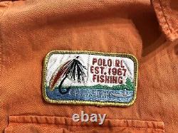 RALPH LAUREN POLO COUNTRY SPORTSMAN BIG & TALL SHIRT MAINE GUIDE ORANGE sz 1XB