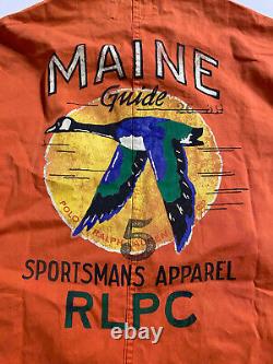 RALPH LAUREN POLO COUNTRY SPORTSMAN BIG & TALL SHIRT MAINE GUIDE ORANGE sz 1XB