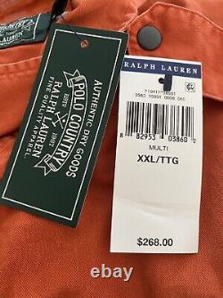 RALPH LAUREN POLO COUNTRY SPORTSMAN BUTTON DOWN SHIRT MAINE GUIDE ORANGE sz 2XL