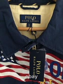 RALPH LAUREN POLO X VINTAGE RLPC Champion Games 1938 USA Zip-Up Jacket Size XL