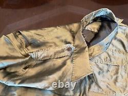 RALPH LAUREN PURPLE LABLE Metallic Organza Utility Shirt RETAIL $1,890