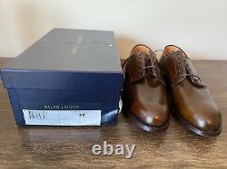 RALPH LAUREN by Crockett & Jones shoes genuine shell cordovan New w box 8 E