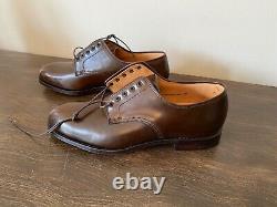 RALPH LAUREN by Crockett & Jones shoes genuine shell cordovan New w box 8 E