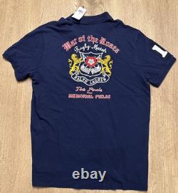 RARE HTF Ralph Lauren Polo Rare WAR OF THE ROSES Rugby Match XL NWT Navy Blue