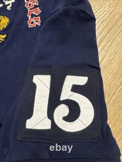 RARE HTF Ralph Lauren Polo Rare WAR OF THE ROSES Rugby Match XL NWT Navy Blue