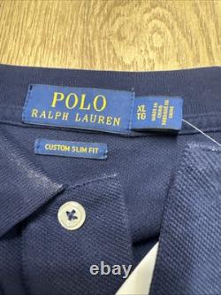 RARE HTF Ralph Lauren Polo Rare WAR OF THE ROSES Rugby Match XL NWT Navy Blue