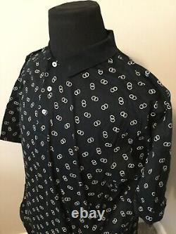 RARE! Vintage Polo Golf Ralph Lauren Rings Shirt Size XL Black White NWOT