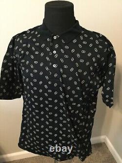 RARE! Vintage Polo Golf Ralph Lauren Rings Shirt Size XL Black White NWOT