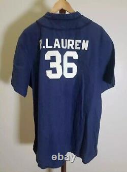 RARE! Vintage Ralph Lauren Polo Sport New York Baseball Jersey XL yankees