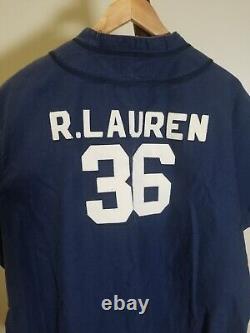 RARE! Vintage Ralph Lauren Polo Sport New York Baseball Jersey XL yankees